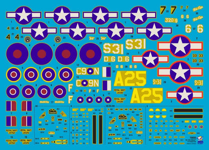 Arma Hobby 70050 1/72 FM-1 & FM-2 Wildcat Deluxe Set