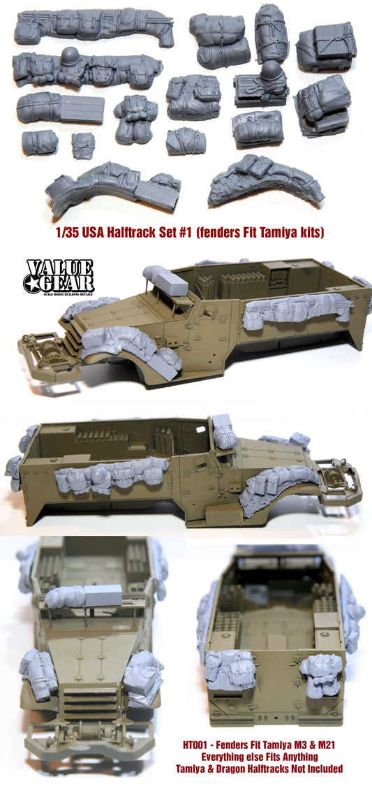 Value Gear HT001 1/35 Halftrack Pack & Fender Set #1