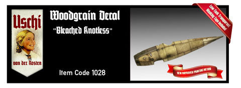 Uschi Van Der Rosten 1028 Woodgrain Decal Knotless Bleached 1/32 - 1/48