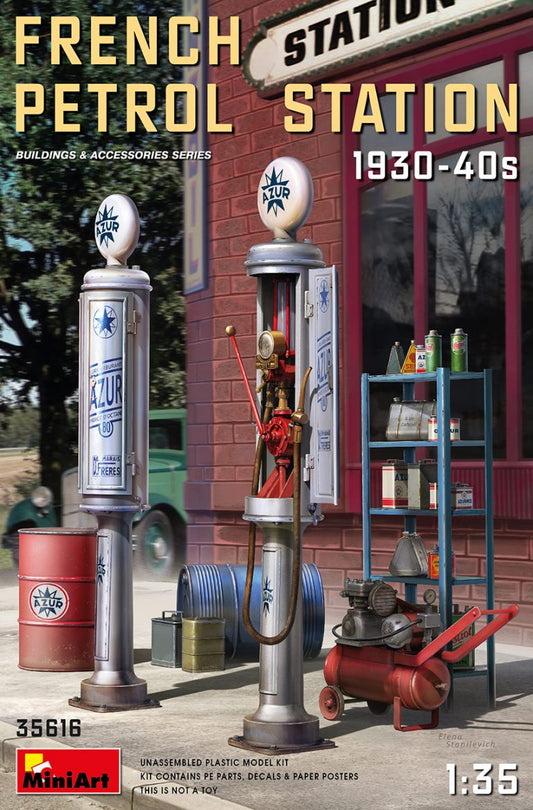 MiniArt 35616 1/35 French Petrol Station 1930-40's